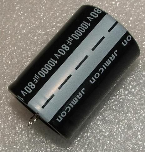 10000/80V, 85C, Ø35x50mm, ±20%, Kondensators elektrolītisks, 2000h, SNAP-IN, JAMICON