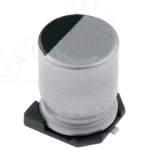 47/50V SMD 105C, Ø6.3x7.7mm, elektrolitiskais kondensators, 2000h, SAMWHA
