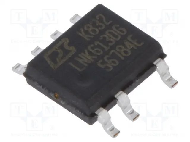 LNK613DG SMD Mikroshēma, AC/DC Converters 85-265VAC/2.5W, LinkSwitch II, SO7
