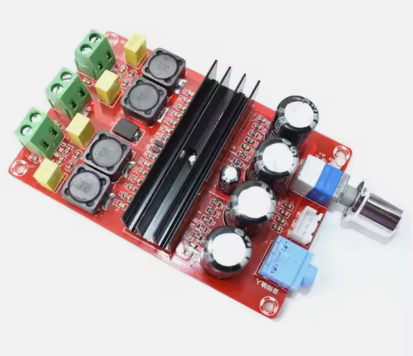 Modulis: audio, jaudas pastiprinātajs TPA3116D2, Digital Audio, Stereo, 2x50W, DC12...24V