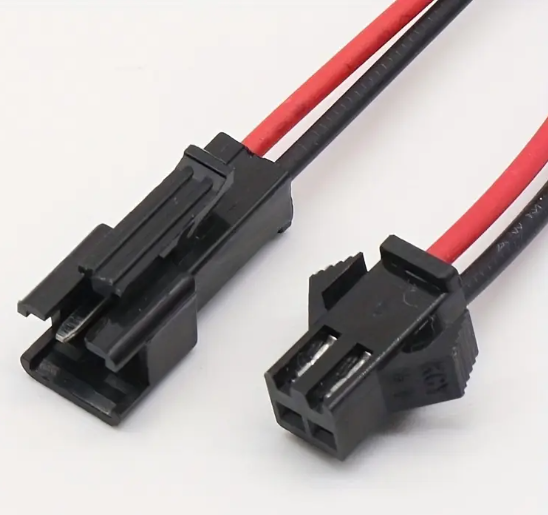 Vadu komplekts RCY, 2pin, spraudnis/ligzda, ar vadiem L=85mm, 250V/3A
