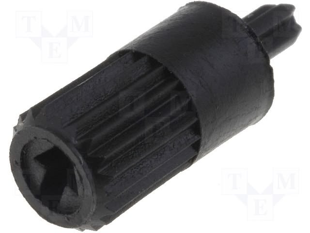 Pagriezienu rokturis G=5mm, iecelšana CA6, melna krasa