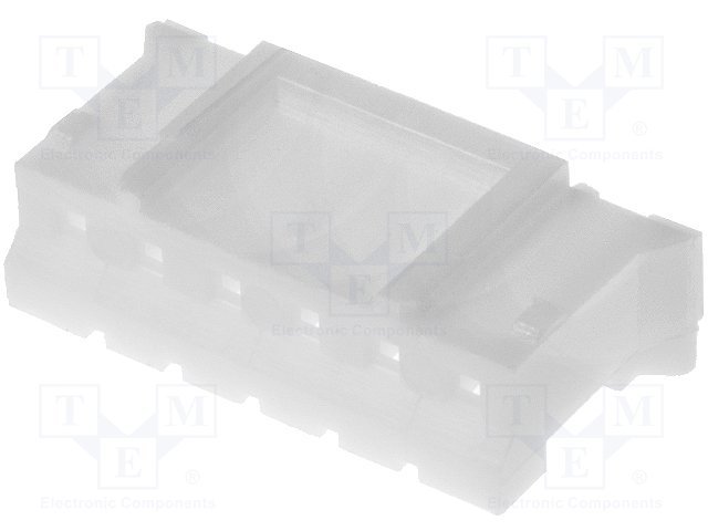 6pin, štekers/mama uz vadam, bez kontaktiem, solis=2.0mm, 100V/1A
