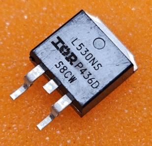 IRL530NS SMD Tranzistors N-FET, LogL(1...2V), 100V, ±16V, 15A, 63W, 0R12, TO-263