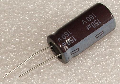 150/160V 105C, Ø16x32mm, ±20%, Kondensators elektrolītisks, 2000h, TEAPO, ar lokaniem izvadiem
