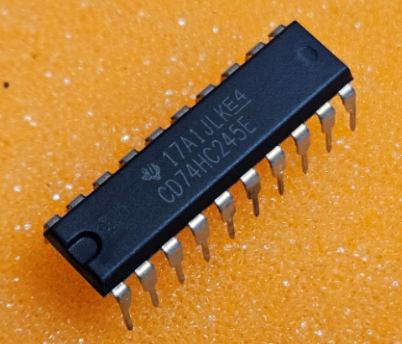 74HC245N Mikroshēma bus transceiver, octal, Channels: 8, 2÷6VDC, DIP20