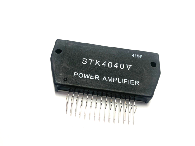 STK4040 V Mikroshēma PWR AMP, 1*70W/8E, ±42V, THD=0.08%