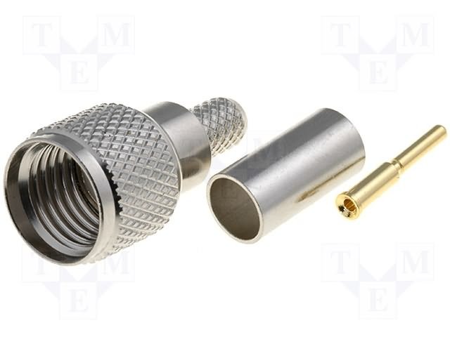 MiniUHF štekers uz RG-58, CRIMP