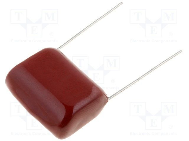 2.2mkF, 250VDC, ±10%, plēves, poliesters kondensators, 20mm, 23x12x20mm