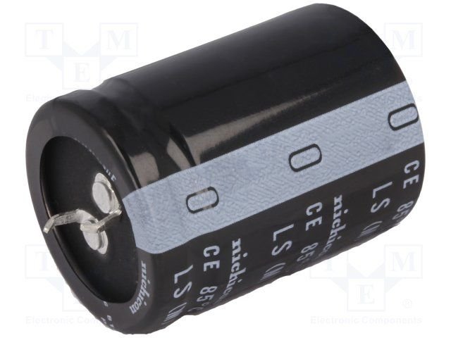2200/200V, 85C, Ø35x45mm, ±20%, Kondensators elektrolītisks, 3000h, SNAP-IN, NICHICON