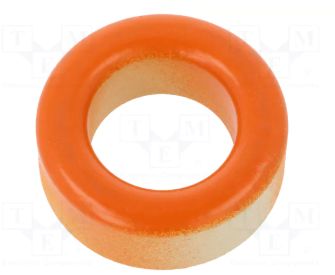 Ferīta gredzens, materials 3E25, Ve=5820nH, Ae=76.5mm2, 32.2x18.1mm, H=13mm