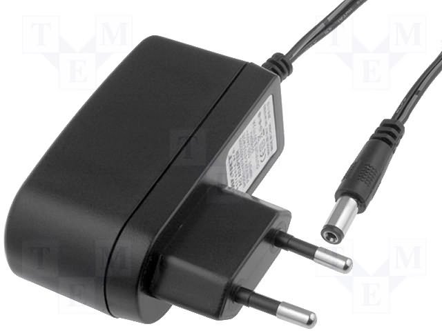 Barošanas bloks 220V=>3.3V, 1.6A, 5.5/2.1mm, 5.28W, 150g.