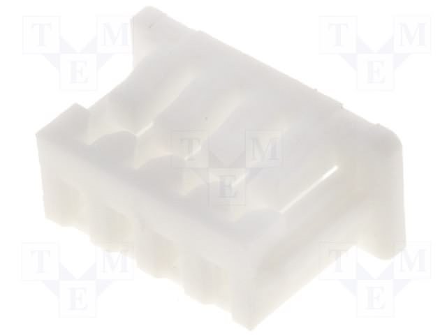 4pin, štekers/mama uz vadam, bez kontaktiem, solis=1.25mm, 32AWG, 0.032mm², 125V/1A, Micro serija