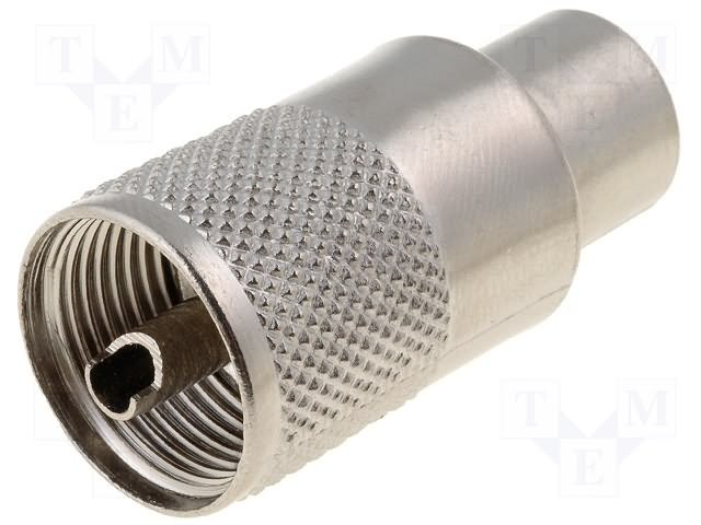 UHF štekers RG213, soldering, twist-on