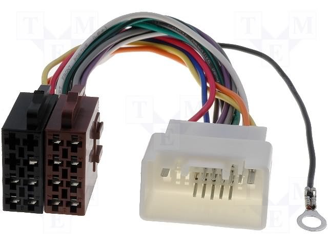 ZRS-AS-51B Adaptor Mitsubishi 2007-> ISO, apgriezts