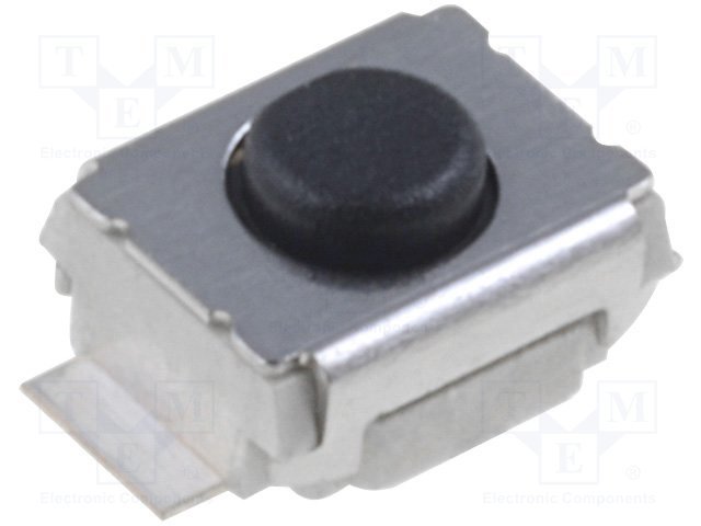 Mikroslēdzejs horizontāls, SPST-NO, OFF-(ON), 0.05A/24VDC, SMD, 3x2.5x1.2mm, 1.5N, L=0.5mm, OMRON
