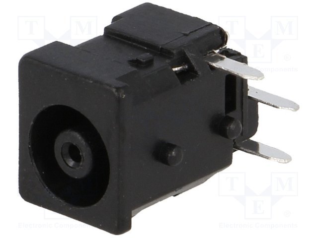 5.5/3.3/1.0mm, ligzda, THT, plastmasas, on/off, 2A/13.5VDC, LUMBERG