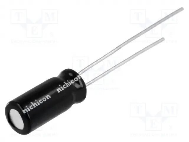 33/50V, 85C, Ø8x11.5mm, ±20%, 2000h, kondensators elektrolitiskais nepolārais II, NICHICON
