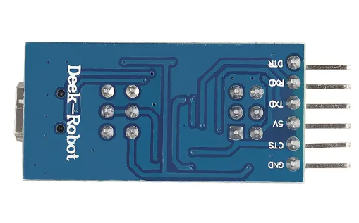 Modulis: Konverters, USB - UART, USB B mini, ar slēdzi, 45x18x12mm, Baze PT232RL