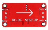 Modulis: Pārveidotājs, step up, Uie=3...35V, Uiz=5...40V, 5A, 80..94%, 50x28x14mm, XL6019E