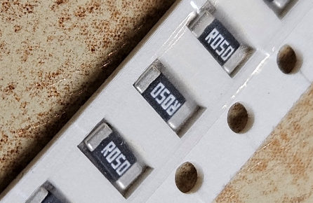 0R05-1206-1% SMD, 1.5W, Rezistors, 1206