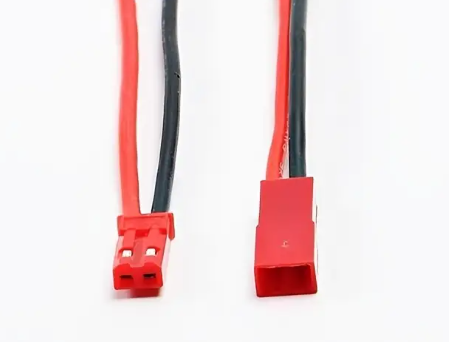 Vadu komplekts SM, 2pin, spraudnis/ligzda, ar vadiem L=85mm, 250V/3A