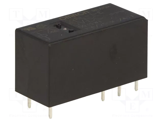 Relejs DC5V, SPDT, 16A/250VAC, 16A/24VDC, 62.5Ω(80mA), viens kontakts uz pārslēgšanu, 29x12.7x15.7mm, OMRON