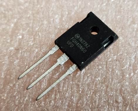 40N60UFD Tranzistors IGBT+d, 600V, 40A, 290W, TO-247