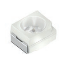 Gaismas diode SMD, dzeltens, 3528, 112...355mcd, 587nm, 1.9...2.4V/30mA, 120grad., 3x3.4x2.1mm, PLCC2