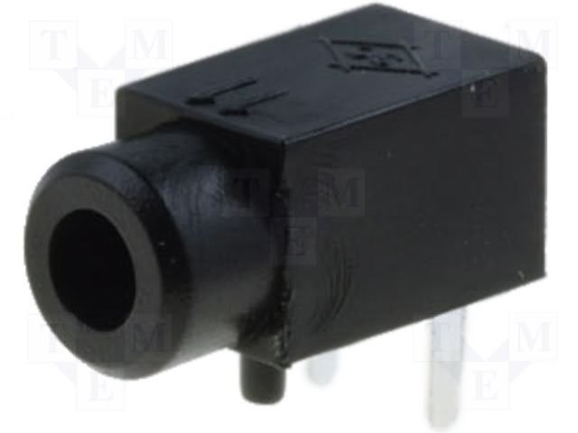 2.5mm ligzda, mono, plastmasas, THT, on/off, CLIFF