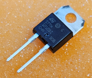 STTH1210DI Diode, 1000V, 12A, 48nS, TO-220AC