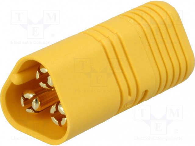 3Pin, XT60, "papa", 500V, 30A, 12AWG, lodejama vadam