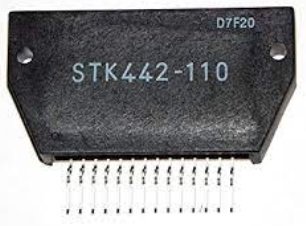 STK442-110 Mikroshēma PWR AMP, 2*110W/6E, 54V, 10%