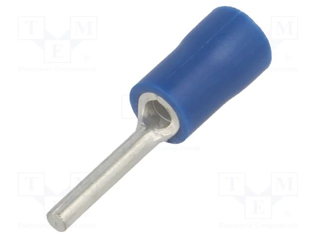 Uzgalis, adatveidīgs, Ø1.9mm, pusatvērta, zila krasa, 0.5...1.5mm2