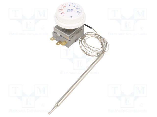 BT-KAP35/A Sensors: termostats ar kapilariem, -30...35°C, izeja konf: SPDT, 10A, 400VAC