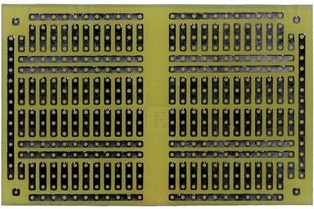 Maketēšanas plate 50x70mm ar 420 caurumiem, stikltekstolits, 1.5mm