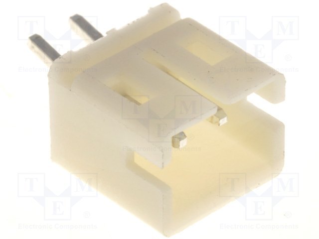 2pin, ligzda/papa, šasijai, solis=2.0mm, THT, 100V/1A