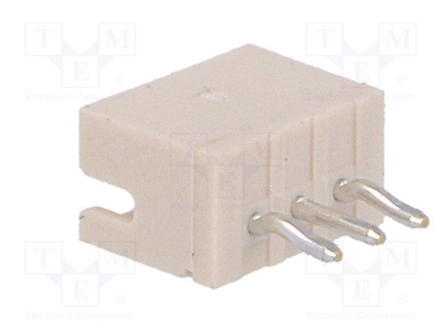 3pin, ligzda/papa, šasijai, solis=1.5mm, THT, 50V/1A