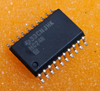 74HC240DWR SMD Mikroshēma octal 3state driver inverter, SOL20