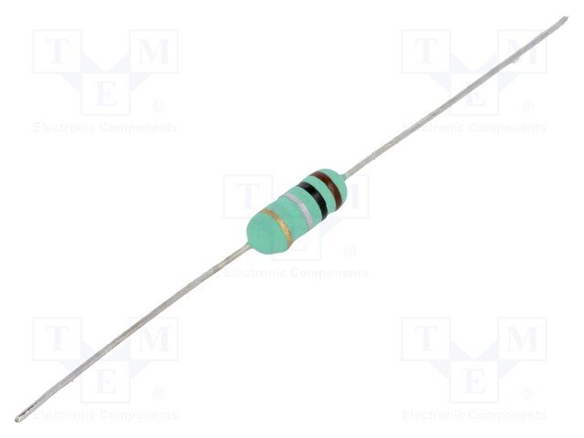 0R30 2W Rezistors wire-wound, ±5%, Ø3.5x10mm
