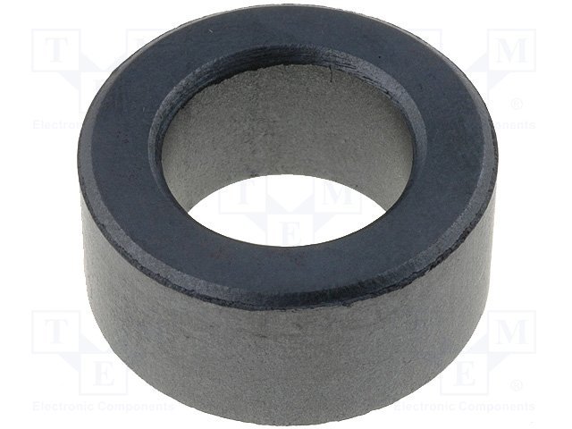 Ferīta gredzens, materials Ni-Zn ferromagnetic, 25x15mm, H=12mm