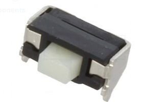 Mikroslēdzejs leņķisks, SPST-NO, OFF-(ON), 0.02A/15VDC, SMD, 3.9x2x1.6mm, 1.6N, L=0.9mm, IP67, PANASONIC
