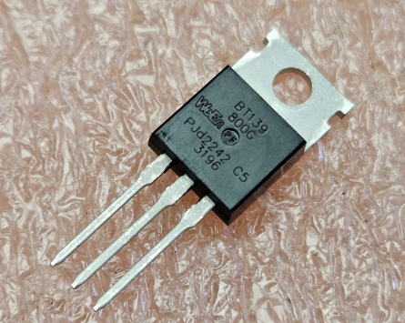 BT139/800G Triaks 800V, 16A, Igt<50mA, TO-220