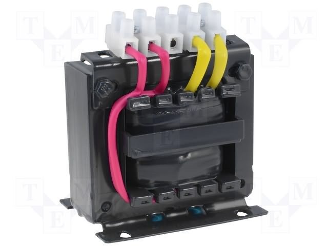 Transformators 400VAC/230VAC=>42V, 1430mA, 60VA, 78x88x60mm