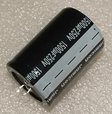 1500/250V, 105C, Ø35x50mm, ±20%, Kondensators elektrolītisks, 2000h, SNAP-IN, JAMICON