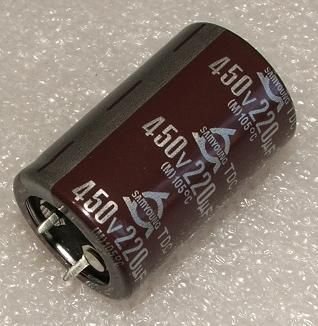 220/450V, 105C, Ø25x40mm, ±20%, Kondensators elektrolītisks, 2000h, SamYoung, SNAP-IN
