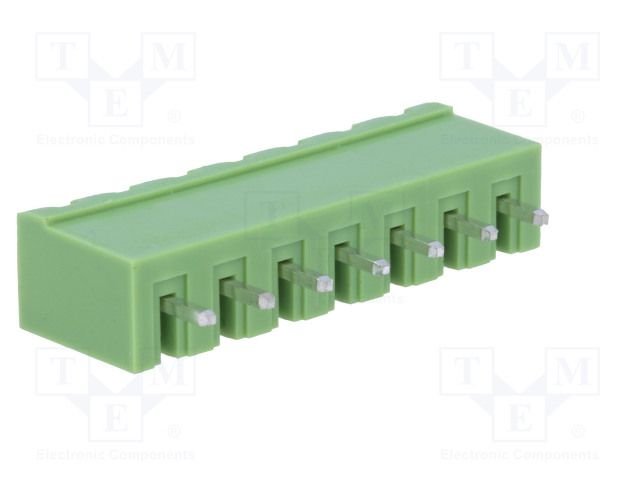 Terminal blocks PCB, štekers, 7pin, 5.08mm, 12A, taisns