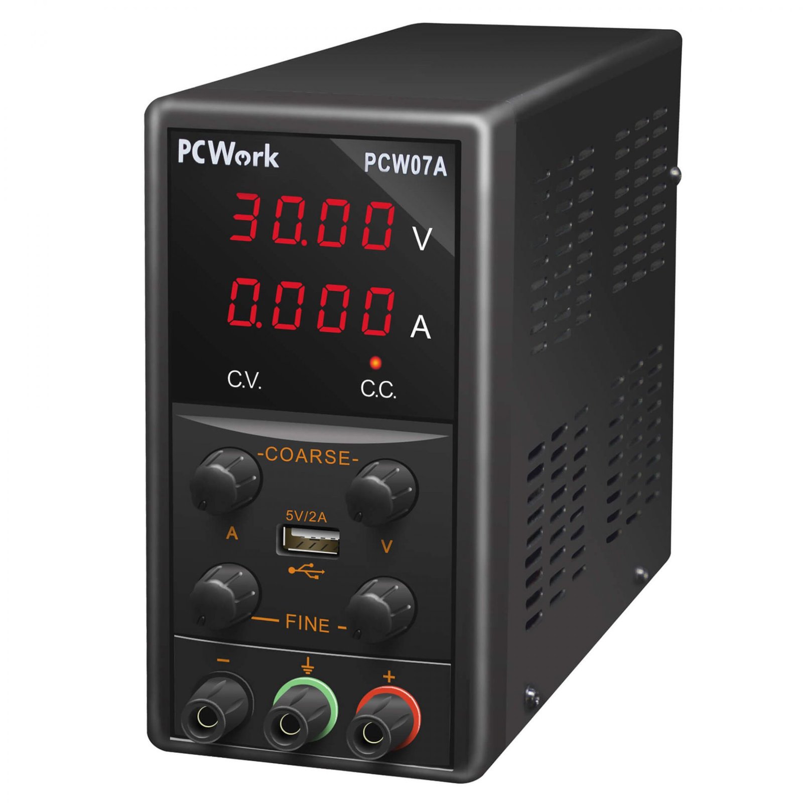 Laboratoru regulējams barošanas 1*(0-30V/0-5A + USB 5V/2A)