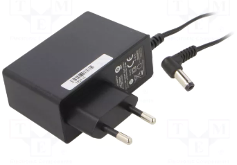 Barošanas bloks 220V=>12V, 2A, 5.5/2.1mm, leņķisks, 24W, 0.132kg