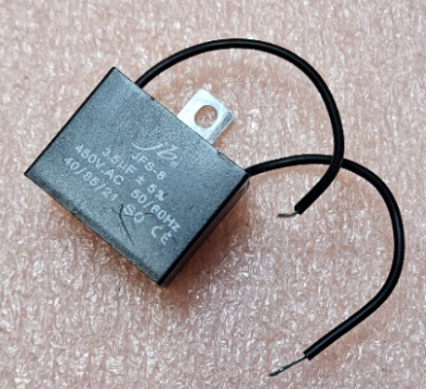 3.5/450VAC, 36x11x22mm, 3000h, polipropelena kondensators dzinējiem, Jb Capacitors